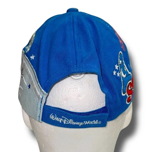 Vintage Disney World Sorcerer Mickey Mouse Fantasia Hat Youth Embroidered Cap - Picture 3 of 10